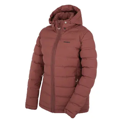 Women's down jacket HUSKY Donnie fd. burgundy