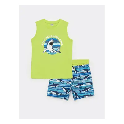 LC Waikiki LCW Kids Boys Undershirt and Swim Shorts