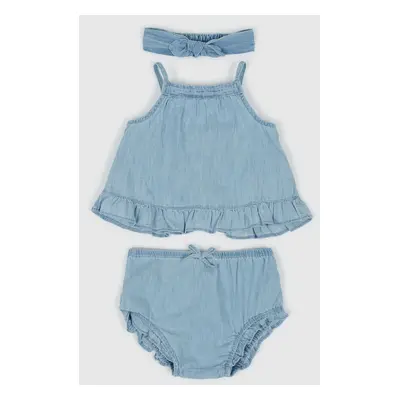 GAP Baby denim set with headband - Girls