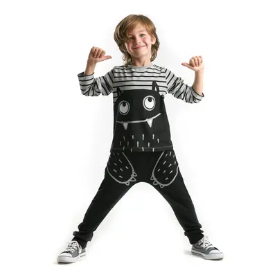 Denokids Real Monster Boys T-shirt Pants Suit