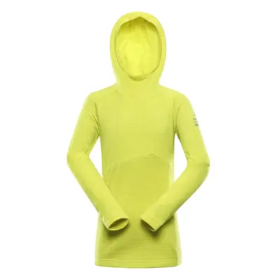 Children's quick-drying sweatshirt ALPINE PRO GORFO sulphur spring