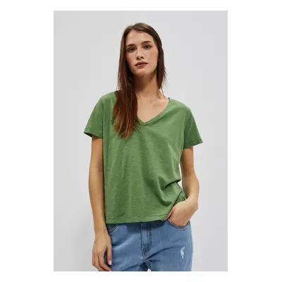 WOMEN'S T-SHIRTS L-TS-4049 OLIVE