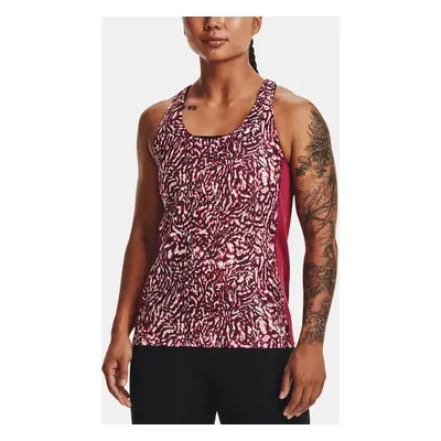 Under Armour Tank Top UA Fly By Printed Tank-PNK - Women