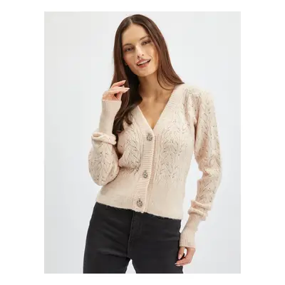 Orsay Beige Ladies Cardigan - Women