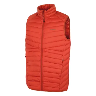 Men's down vest HUSKY Dresles brick orange