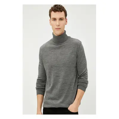 Koton Acrylic Knitwear Sweater Turtleneck