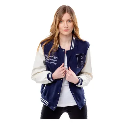 Women's Baseball Jacket GLANO - Dark Blue