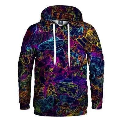 Aloha From Deer Unisex's Neon Robo Hoodie H-K AFD771