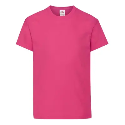 Pink T-shirt Kids Original Fruit of the Loom