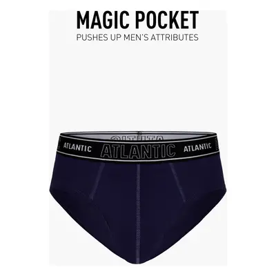 Men ́s briefs ATLANTIC Magic Pocket - blue