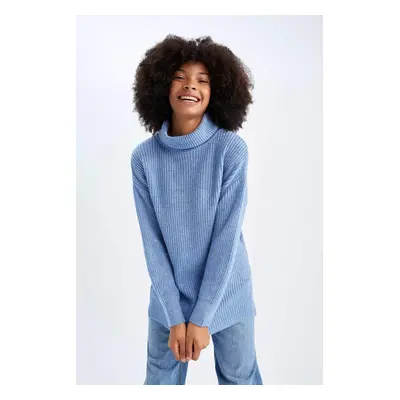 DEFACTO Oversize Fit Turtleneck Tunic