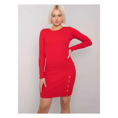 Red fitted dress Aneeka RUE PARIS