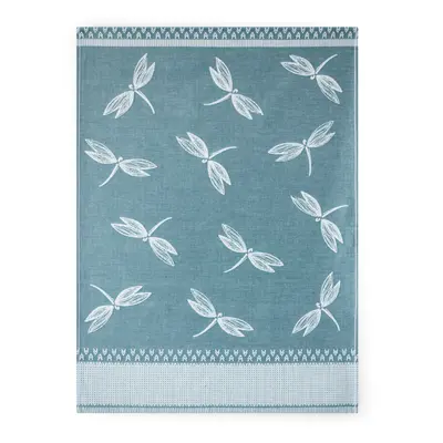 Zwoltex Unisex's Dish Towel Ważki Turquoise/Pattern