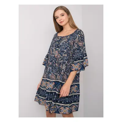 OH BELLA Dark blue oversized dress