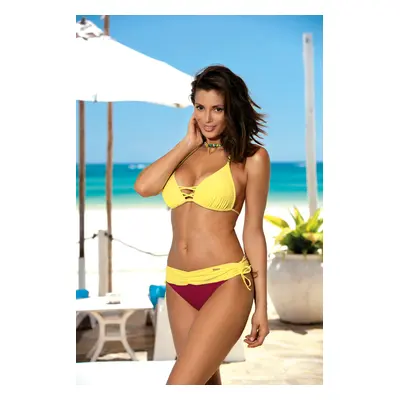 Athena Magenta-Duffy M-552 (2) Yellow and Red Swimsuit