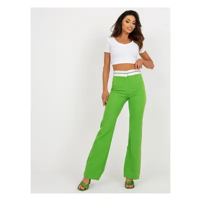 Light green trousers