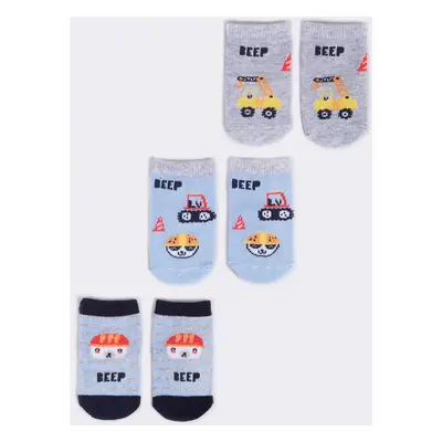 Yoclub Kids's 3Pack Baby Boy's Socks SKA-0110C-AA30-001