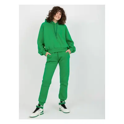 Women's basic tracksuit - green