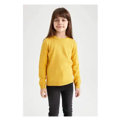 DEFACTO Girl Regular Fit Crew Neck Pullover