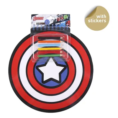 NOTEBOOK COLORES AVENGERS CAPITAN AMERICA