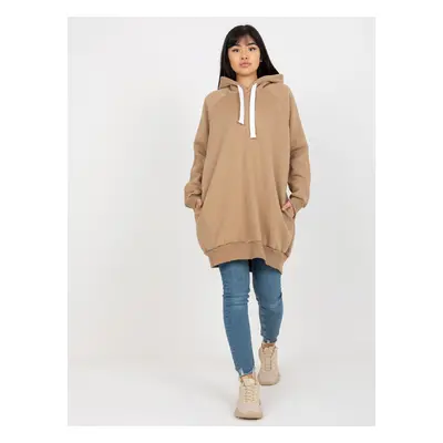 Women's Long Sweatshirt - beige