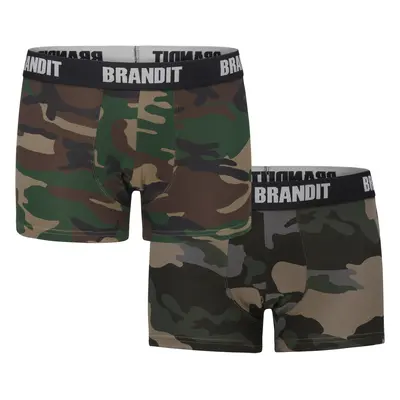 Men's Boxer Shorts Logo Pack Forest Camouflage/Dark Camouflage