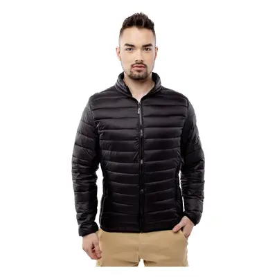 Men's Quilted Jacket GLANO - black