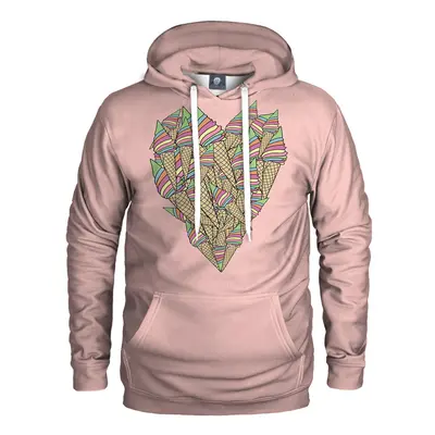 Aloha From Deer Unisex's Ice-Cream Heart Hoodie H-K AFD081