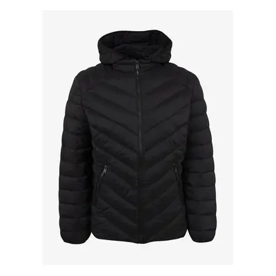 Black men's quilted jacket Guess