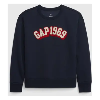 Dark blue boys' sweatshirt GAP