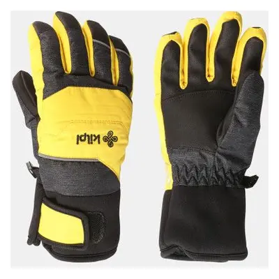 Children's finger ski gloves Kilpi SKIMI-J Yellow