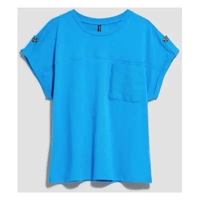 WOMEN'S T-SHIRT L-TS-4086 FRESH BLUE