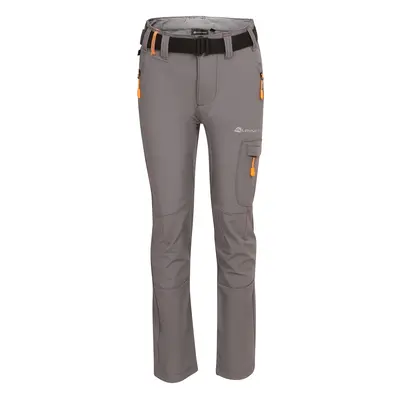 Kids softshell pants ALPINE PRO LODO smoked pearl