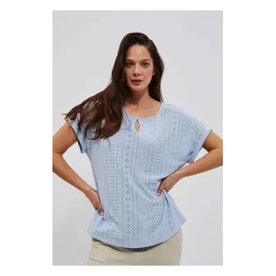 WOMEN'S T-SHIRT L-TS-4034 PALE BLUE