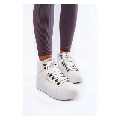 Women's high sneakers Cross Jeans KK2R4028C White