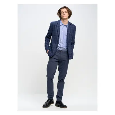 Big Star Man's Trousers Dark Navy Blue