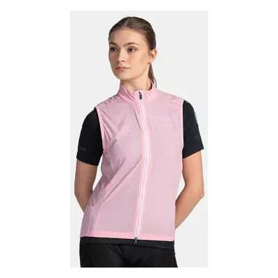 Women's ultra light vest Kilpi FLOW-W Light pink