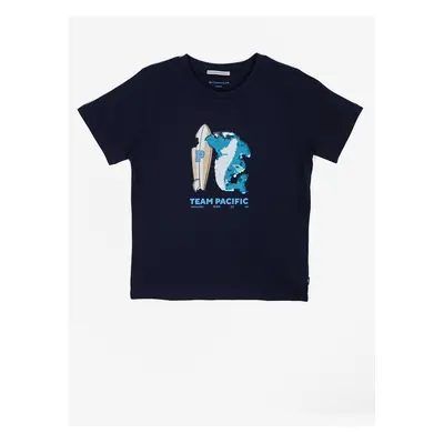 Navy blue boys' T-shirt Tom Tailor