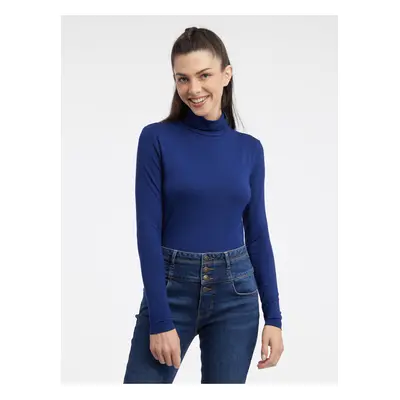 Orsay Women's Turtleneck T-Shirt Navy Blue - Women