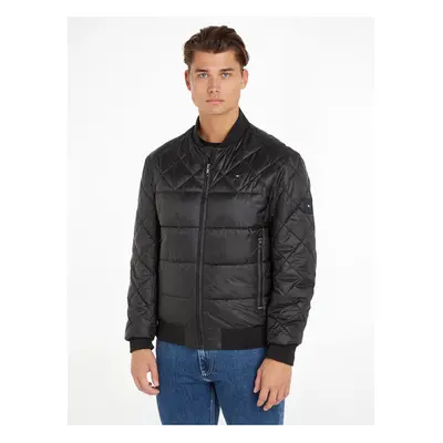 Black Mens Quilted Jacket Tommy Hilfiger - Men