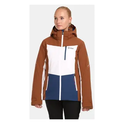 Women's ski jacket Kilpi VALERA-W Brown