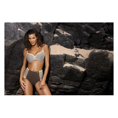 Martha Dark Taupe M-477 (6) Mocha Swimsuit