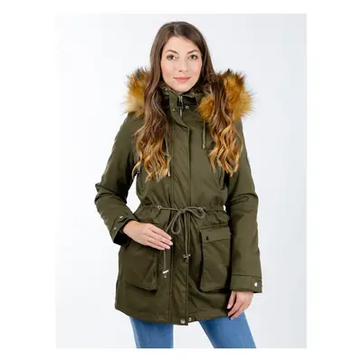 Women's parka GLANO - green