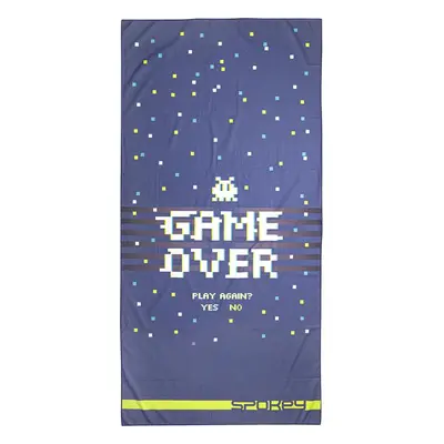 Spokey GAME OVER Quick-drying sports towel 80x160cm