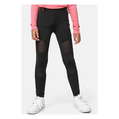 Girls' Tech Mesh Leggings Black