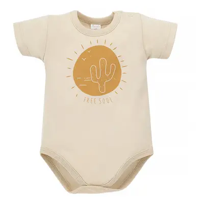 Pinokio Kids's Free Soul Shortsleeve Buttoned Bodysuit