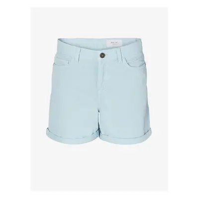 Light blue denim shorts Noisy May Smiley - Women