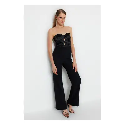 Trendyol Black Woven Overalls