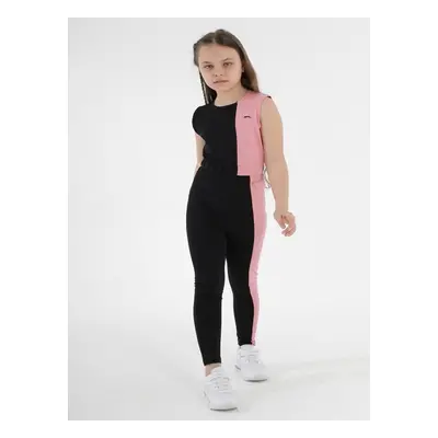 Slazenger Dimas Girls Tracksuit Suit Black