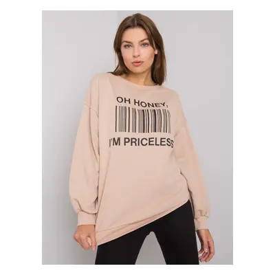 Sweatshirt-EM-BL-536/1U.84P-dark beige